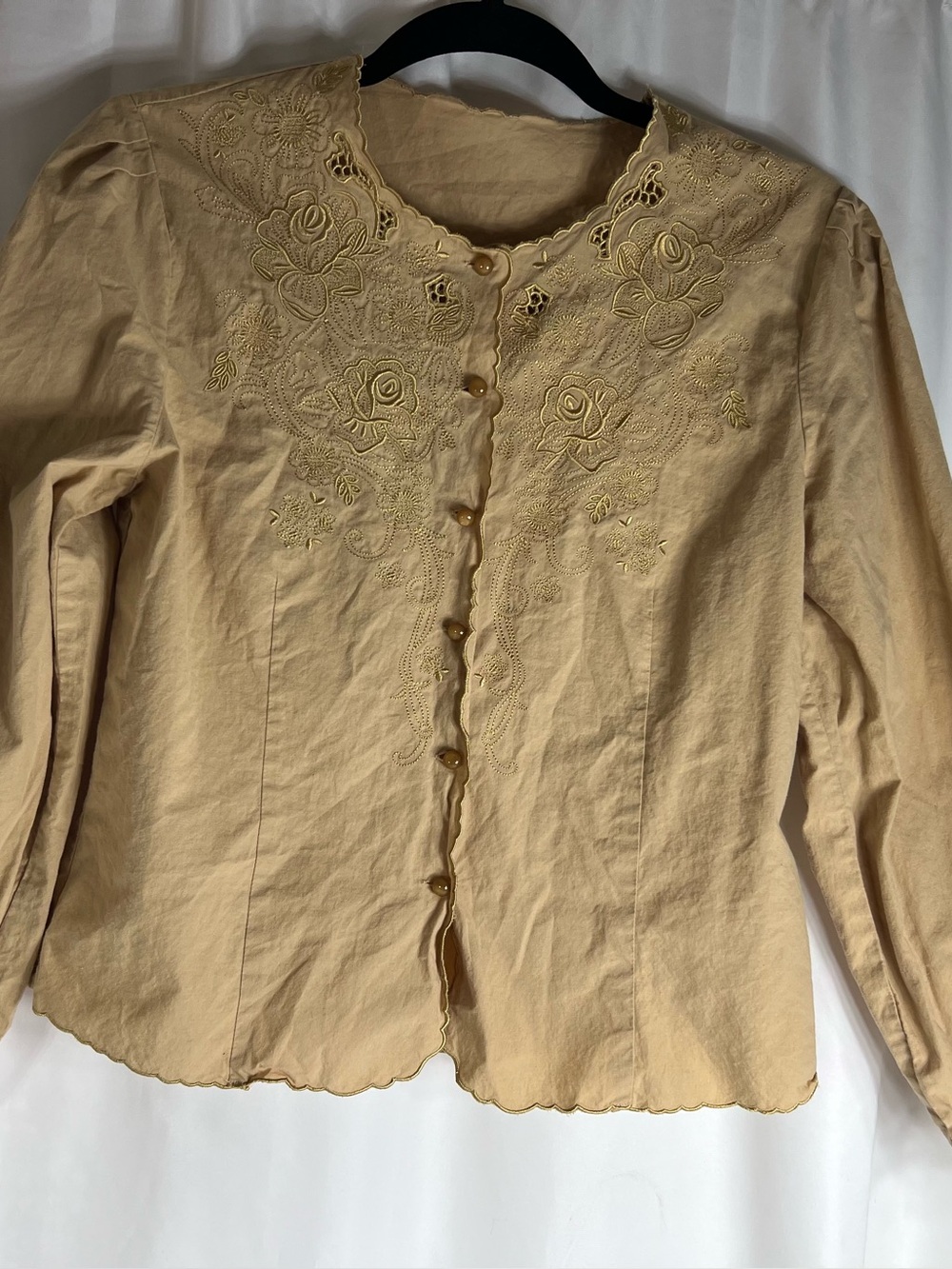 Simple Retro Woman’s Blouse s S